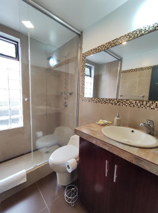 Elegante apartamento con vistas al volcán Tunguraua Baños Exterior foto