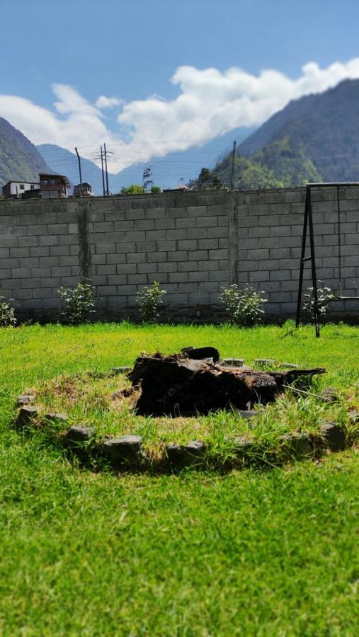 Elegante apartamento con vistas al volcán Tunguraua Baños Exterior foto